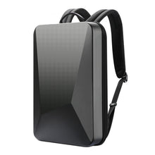 Load image into Gallery viewer, Bopai 61-93318A Hard Shell Waterproof and Expandable Backpack with USB Charging Hole, Spec:, Regular (Silver), Password (Silver), Regular (Black), Password (Black)