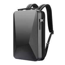 Load image into Gallery viewer, Bopai 61-93318A Hard Shell Waterproof and Expandable Backpack with USB Charging Hole, Spec:, Regular (Silver), Password (Silver), Regular (Black), Password (Black)