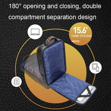 Load image into Gallery viewer, Bopai 61-70111 Cowhide Multi-compartment Waterproof Anti-theft Backpack with USB Charging Hole, 61-70111