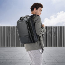 Load image into Gallery viewer, Bopai 61-70111 Cowhide Multi-compartment Waterproof Anti-theft Backpack with USB Charging Hole, 61-70111