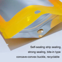 Load image into Gallery viewer, 100PCS Aluminum Foil Ziplock Bag Jewelry Data Cable Sealed Packaging Bag, Size: