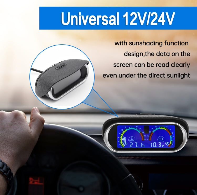 Agricultural Vehicle Car Modification Instrument, Style:, Water Temperature (10mm) With Voltage, Water Temperature (14mm) With Voltage, Water Temperature (16mm) With Voltage, Water Temperature (17mm) With Voltage, Water Temperature (21mm) With Voltage ...