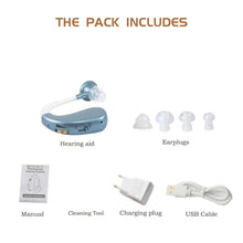 Load image into Gallery viewer, Hearing Aid Audiphones Sound Amplifier, EU Plug, US Plug