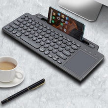 Load image into Gallery viewer, 2.4G Bluetooth Wireless Keyboard With Card Slot Bracket, With Touchpad, No Touchpad