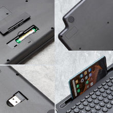 Load image into Gallery viewer, 2.4G Bluetooth Wireless Keyboard With Card Slot Bracket, With Touchpad, No Touchpad