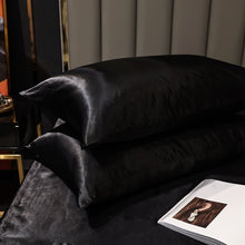 Load image into Gallery viewer, 1 Pairs Ice Silk Pillowcase Home Textile Bedding, Size:, 50x75cm, 50x90cm