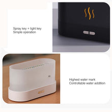 Load image into Gallery viewer, 7 Color Flame Aromatherapy Machine Home Office Desk Air Humidifier, 7 Color(Black), 7 Color (White)