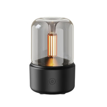 Load image into Gallery viewer, 120ML Simulated Candlelight Aroma Diffuser USB Home Atmosphere Night Light Humidifier, DQ702 (Black), DQ702 (Beige), DQ702 (Pink)