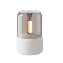 Load image into Gallery viewer, 120ML Simulated Candlelight Aroma Diffuser USB Home Atmosphere Night Light Humidifier, DQ702 (Black), DQ702 (Beige), DQ702 (Pink)