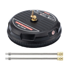 Load image into Gallery viewer, Round Floor Scrubber High Pressure Cleaner, Size:, 15 inch Plastic+2 Shots, 15 inch Stainless Steel+2 Shots
