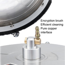 Load image into Gallery viewer, Round Floor Scrubber High Pressure Cleaner, Size:, 15 inch Plastic+2 Shots, 15 inch Stainless Steel+2 Shots