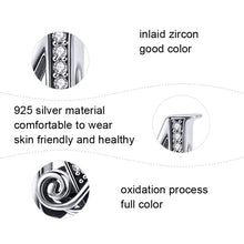 Load image into Gallery viewer, BSC030 26 Letters DIY Bracelet Beaded Accessories Zircon Silver Beads, Style:, A, B, C, D, E, F, G, H, I, J, K, L, M, N, O, P, Q, R, S, T, U, V, W, X, Y, Z