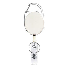 Load image into Gallery viewer, 68cm Retractable Pull Badge Reel Zinc Alloy ID Lanyard Name Tag Card Badge Holder, White, Orange, Pink, Black, Red, Yellow, Green, Navy Blue, Purple, Sky Blue