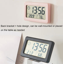 Load image into Gallery viewer, YD005 Mini Light and Thin LCD Screen Temperature/Humidity Meter Electronic Clock, White, Red, Green, Blue, Black