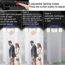 Load image into Gallery viewer, Solar Human Body Sensor Light LED Outdoor Waterproof Garden Light, Style:, Split 226LED, All In One 226LED