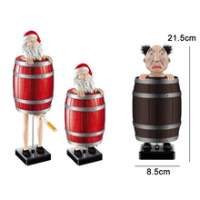 Load image into Gallery viewer, Wooden Barrels Automatic Ejection Cigarette Cases Spoof Toys, Strange Uncle, Santa Claus