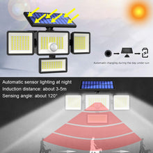 Load image into Gallery viewer, TY12101 Solar Home Wall Light Human Induction Garage Street Lamp Outdoor Courtyard Light, 208 LED