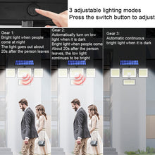 Load image into Gallery viewer, TY12101 Solar Home Wall Light Human Induction Garage Street Lamp Outdoor Courtyard Light, 208 LED