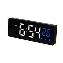 Load image into Gallery viewer, 0715 Voice-activated LED Mute Date Temperature Display Electronic Clock, Black Surface Blue Light, Black Surface Green Light, Black Surface Red Light, White Shell Blue Light, White Shell Green Light, White Shell Red Light, Black Shell Blue Light       ...