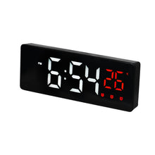 Load image into Gallery viewer, 0715 Voice-activated LED Mute Date Temperature Display Electronic Clock, Black Surface Blue Light, Black Surface Green Light, Black Surface Red Light, White Shell Blue Light, White Shell Green Light, White Shell Red Light, Black Shell Blue Light       ...