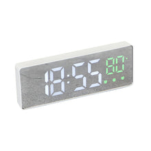 Load image into Gallery viewer, 0715 Voice-activated LED Mute Date Temperature Display Electronic Clock, Black Surface Blue Light, Black Surface Green Light, Black Surface Red Light, White Shell Blue Light, White Shell Green Light, White Shell Red Light, Black Shell Blue Light       ...