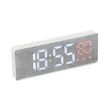 Load image into Gallery viewer, 0715 Voice-activated LED Mute Date Temperature Display Electronic Clock, Black Surface Blue Light, Black Surface Green Light, Black Surface Red Light, White Shell Blue Light, White Shell Green Light, White Shell Red Light, Black Shell Blue Light       ...