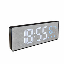 Load image into Gallery viewer, 0715 Voice-activated LED Mute Date Temperature Display Electronic Clock, Black Surface Blue Light, Black Surface Green Light, Black Surface Red Light, White Shell Blue Light, White Shell Green Light, White Shell Red Light, Black Shell Blue Light       ...