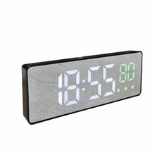 Load image into Gallery viewer, 0715 Voice-activated LED Mute Date Temperature Display Electronic Clock, Black Surface Blue Light, Black Surface Green Light, Black Surface Red Light, White Shell Blue Light, White Shell Green Light, White Shell Red Light, Black Shell Blue Light       ...