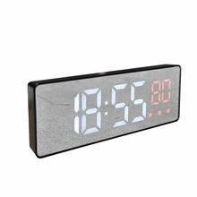 Load image into Gallery viewer, 0715 Voice-activated LED Mute Date Temperature Display Electronic Clock, Black Surface Blue Light, Black Surface Green Light, Black Surface Red Light, White Shell Blue Light, White Shell Green Light, White Shell Red Light, Black Shell Blue Light       ...