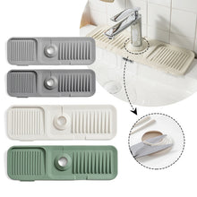 Load image into Gallery viewer, Faucet Silicone Draining Mat Anti-splash Kitchen Sink Non-slip Soap Mat, Large, Extra Large