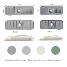 Load image into Gallery viewer, Faucet Silicone Draining Mat Anti-splash Kitchen Sink Non-slip Soap Mat, Large, Extra Large