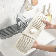 Load image into Gallery viewer, Faucet Silicone Draining Mat Anti-splash Kitchen Sink Non-slip Soap Mat, Large, Extra Large