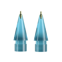 Load image into Gallery viewer, For Apple Pencil 1/2 2pcs Stylus Transparent Replacement Needle Nib, Spec:, Extended (Red), Extended (Blue), Extended (Green), Extended (Pink), Extended (Gray), Extended (Gold), Extended (Purple), Round (Red), Round (Blue), Round (Green), Round (Pink) ...