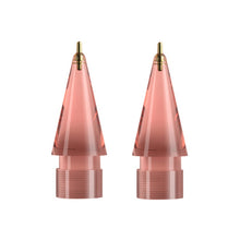 Load image into Gallery viewer, For Apple Pencil 1/2 2pcs Stylus Transparent Replacement Needle Nib, Spec:, Extended (Red), Extended (Blue), Extended (Green), Extended (Pink), Extended (Gray), Extended (Gold), Extended (Purple), Round (Red), Round (Blue), Round (Green), Round (Pink) ...
