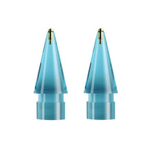 Load image into Gallery viewer, For Apple Pencil 1/2 2pcs Stylus Transparent Replacement Needle Nib, Spec:, Extended (Red), Extended (Blue), Extended (Green), Extended (Pink), Extended (Gray), Extended (Gold), Extended (Purple), Round (Red), Round (Blue), Round (Green), Round (Pink) ...