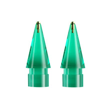 Load image into Gallery viewer, For Apple Pencil 1/2 2pcs Stylus Transparent Replacement Needle Nib, Spec:, Extended (Red), Extended (Blue), Extended (Green), Extended (Pink), Extended (Gray), Extended (Gold), Extended (Purple), Round (Red), Round (Blue), Round (Green), Round (Pink) ...