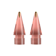 Load image into Gallery viewer, For Apple Pencil 1/2 2pcs Stylus Transparent Replacement Needle Nib, Spec:, Extended (Red), Extended (Blue), Extended (Green), Extended (Pink), Extended (Gray), Extended (Gold), Extended (Purple), Round (Red), Round (Blue), Round (Green), Round (Pink) ...