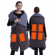 Load image into Gallery viewer, Multifunctional Heating Blanket USB Electric Blanket Outdoor Warm Electric Heating Shawl, Electric Heating Shawl