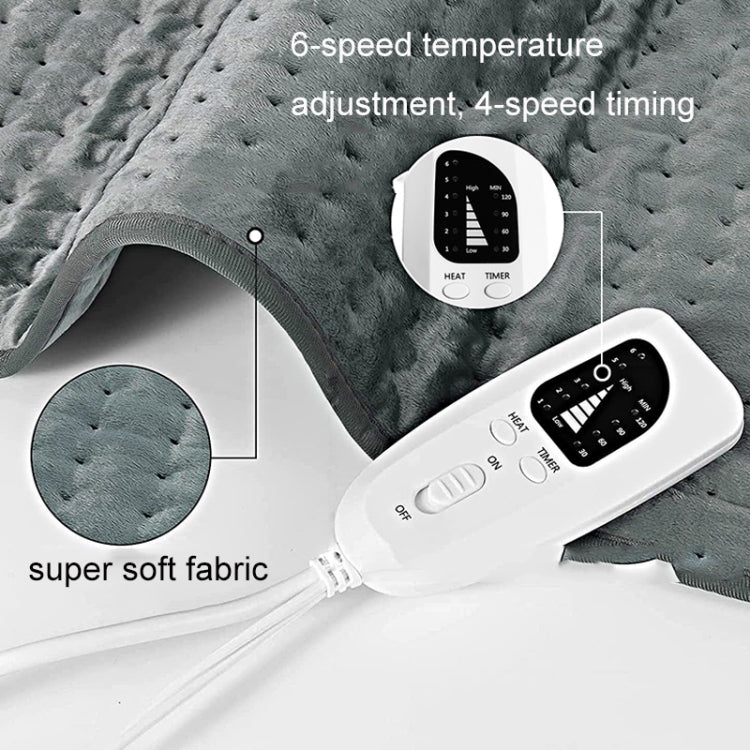 Home Physiotherapy Heating Pad Electric Heating Blanket, Size: 60x30cm, Plug Type:, 60x30cm,EU Plug, 60x30cm,US Plug, 60x30cm,AU Plug, 60x30cm,UK Plug