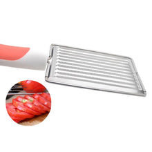 Load image into Gallery viewer, Tomato Luncheon Meat Slicer Non-slip Stainless Steel Fruit Cutter, Fruit Cutter(Orange), Fruit Cutter(Purple), Fruit Cutter(Blue), Fruit Cutter(Green)