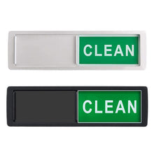 Load image into Gallery viewer, Dishwasher Magnet Clean Dirty Sign 2 Double-Sided Dishwasher Magnet Cover, Black, White