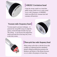 Load image into Gallery viewer, 4 In 1  40K Ultrasonic Fat Blasting Device Radio Frequency Beauty Device, US Plug, UK Plug, EU Plug, AU Plug