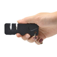 Load image into Gallery viewer, 4 PCS Outdoor Knife Sharpener Speeder Mini Knife Sharpener, 4 PCS Black