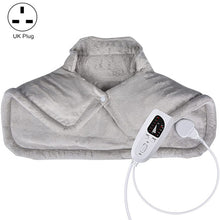 Load image into Gallery viewer, Electric Heated Thermal Shawl On The Back And The Neck, UK Plug (Creamy-white), EU Plug (Creamy-white), US Plug (Creamy-white), AU Plug (Creamy-white), UK Plug (Dark Gray), EU Plug (Dark Gray), US Plug (Dark Gray), AU Plug (Dark Gray)