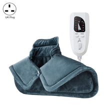 Load image into Gallery viewer, Electric Heated Thermal Shawl On The Back And The Neck, UK Plug (Creamy-white), EU Plug (Creamy-white), US Plug (Creamy-white), AU Plug (Creamy-white), UK Plug (Dark Gray), EU Plug (Dark Gray), US Plug (Dark Gray), AU Plug (Dark Gray)
