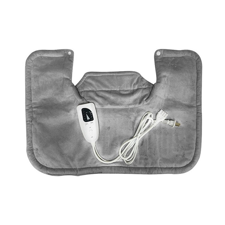 Electric Heated Thermal Shawl On The Back And The Neck, UK Plug (Creamy-white), EU Plug (Creamy-white), US Plug (Creamy-white), AU Plug (Creamy-white), UK Plug (Dark Gray), EU Plug (Dark Gray), US Plug (Dark Gray), AU Plug (Dark Gray)