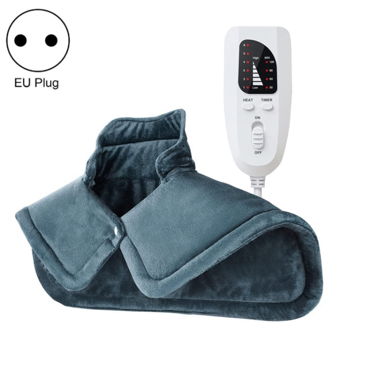 Electric Heated Thermal Shawl On The Back And The Neck, UK Plug (Creamy-white), EU Plug (Creamy-white), US Plug (Creamy-white), AU Plug (Creamy-white), UK Plug (Dark Gray), EU Plug (Dark Gray), US Plug (Dark Gray), AU Plug (Dark Gray)