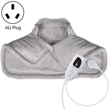 Load image into Gallery viewer, Electric Heated Thermal Shawl On The Back And The Neck, UK Plug (Creamy-white), EU Plug (Creamy-white), US Plug (Creamy-white), AU Plug (Creamy-white), UK Plug (Dark Gray), EU Plug (Dark Gray), US Plug (Dark Gray), AU Plug (Dark Gray)