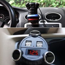 Load image into Gallery viewer, KingNeed C30 Four USB Car Charger 3 In 1 Car Cigarette Lighter, C30