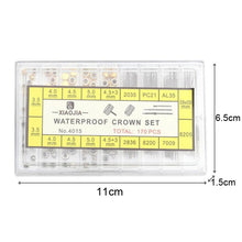 Load image into Gallery viewer, 170 PCS / Box C012 Watch Accessories Epoxy Watch Crown and Stem Repair Parts, 170 PCS / Box C012
